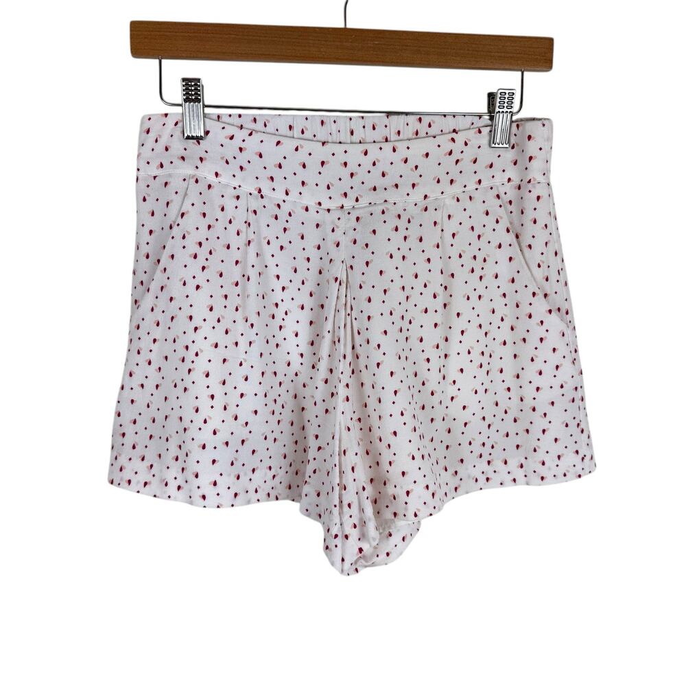 LC Lauren Conrad Disney Collection White Pink Speckled Lined Light Shorts Sz XS